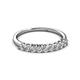 2 - Zina 0.59 ctw Lab Grown Diamonds (2.60 mm) Women Wedding Band 