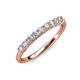 3 - Zina 0.59 ctw Lab Grown Diamonds (2.60 mm) Women Wedding Band 