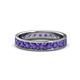 1 - Livia 3.00 mm Iolite Eternity Band 