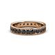 1 - Livia 3.00 mm Black Diamond Eternity Band 