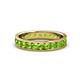 1 - Livia 3.00 mm Peridot Eternity Band 