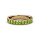 1 - Livia 3.00 mm Peridot Eternity Band 
