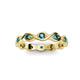 3 - Breanna 2.20 mm London Blue Topaz Eternity Band 