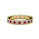 1 - Livia 2.00 mm Ruby and Diamond Eternity Band 
