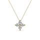 1 - Anthea Lab Grown Diamond Floral Pendant 