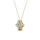 3 - Anthea Lab Grown Diamond Floral Pendant 