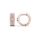 1 - Niara 0.68 ctw Lab Grown Diamonds Pave set Women Huggie Earrings 