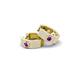 3 - Niara 0.64 ctw Amethyst with Lab Grown Diamonds Pave set Women Huggie Earrings 