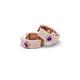 3 - Niara 0.64 ctw Amethyst with Lab Grown Diamonds Pave set Women Huggie Earrings 