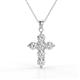1 - Isabella Diamond Cross Pendant 