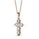 2 - Isabella Lab Grown Diamond Cross Pendant 