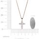 4 - Isabella Lab Grown Diamond Cross Pendant 