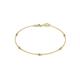 1 - Aizza (5 Stn/2.00 mm) Citrine and Lab Grown Diamond Petite Station Bracelet 
