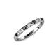 1 - Macie Black and White Diamond Wedding Band 