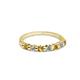 2 - Macie Citrine and Diamond Wedding Band 