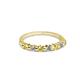 2 - Macie Yellow Sapphire and Diamond Wedding Band 