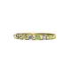3 - Macie Peridot and Diamond Wedding Band 