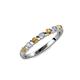 1 - Macie Citrine and Diamond Wedding Band 
