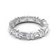 5 - Eriss 3.50 ctw Emerald and Baguette Shape Natural Diamond Women Eternity Band 