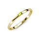 3 - Riley Bold 4x2 mm Baguette Peridot Minimalist Solitaire Promise Ring 