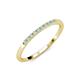 3 - Clara 2.00 mm Opal 10 Stone Wedding Band 
