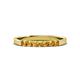 3 - Fiala 2.40 mm Citrine 7 Stone Wedding Band 