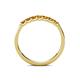 6 - Fiala 2.40 mm Citrine 7 Stone Wedding Band 
