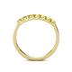 6 - Fiala 2.70 mm Yellow Sapphire 7 Stone Wedding Band 