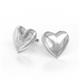 4 - Zahira Puffed Heart Women Stud Earrings in 14K Solid Gold 