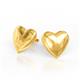 4 - Zahira Puffed Heart Women Stud Earrings in 14K Solid Gold 