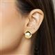 2 - Zona Bold Dome Huggie Earrings in 14K Solid Gold 