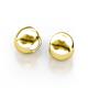 4 - Zona Bold Dome Huggie Earrings in 14K Solid Gold 