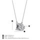 4 - Arika 1.10 ctw Emerald and Pear Shape Lab Grown Diamond Toi Et Moi Women Pendant Necklace 