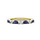 1 - Mira 0.46 ctw Marquise Iolite and Round Natural Diamond Women Stackable Wedding Band 