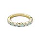 3 - Mira 0.42 ctw Marquise Opal and Round Natural Diamond Women Stackable Wedding Band 