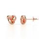 1 - Zaina Love Knot Women Stud Earrings in 14K Solid Gold 