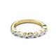 3 - Mira 0.50 ctw Marquise and Round Natural Diamond Women Stackable Wedding Band 