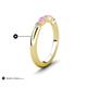5 - Mira 0.33 ctw Marquise Pink Sapphire and Round Natural Diamond 5 Stone Women Stackable Wedding Band 