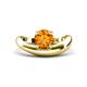 1 - Anahi 0.87 ct Citrine Women Curve Solitaire Ring 