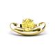 1 - Anahi 1.20 ct Created Yellow Sapphire Women Curve Solitaire Ring 