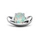 1 - Anahi 1.40 ct Opal Women Curve Solitaire Ring 