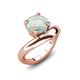 3 - Anahi 1.40 ct Opal Women Curve Solitaire Ring 