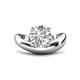 1 - Anahi 1.60 ct Moissanite Women Curve Solitaire Ring 