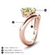 4 - Anahi 1.80 ct Peridot Women Curve Solitaire Ring 