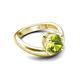 5 - Anahi 1.80 ct Peridot Women Curve Solitaire Ring 