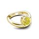 5 - Anahi 2.00 ct Yellow Diamond Women Curve Solitaire Ring 