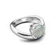 5 - Anahi 1.40 ct Opal Women Curve Solitaire Ring 