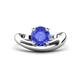 1 - Anahi 1.19 ct Tanzanite Women Curve Solitaire Ring 