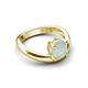 5 - Anahi 0.90 ct Opal Women Curve Solitaire Ring 