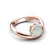 5 - Anahi 0.90 ct Opal Women Curve Solitaire Ring 